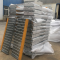 Galvanized Steel Stair Tread with Yellow Abrasive Anti-slip Nosing at Factory Price